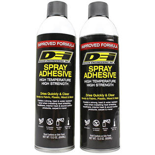 DEI Hi Temp Spray Adhesive 13 oz Headliner Glue Upholstery High Strength 2  Pack