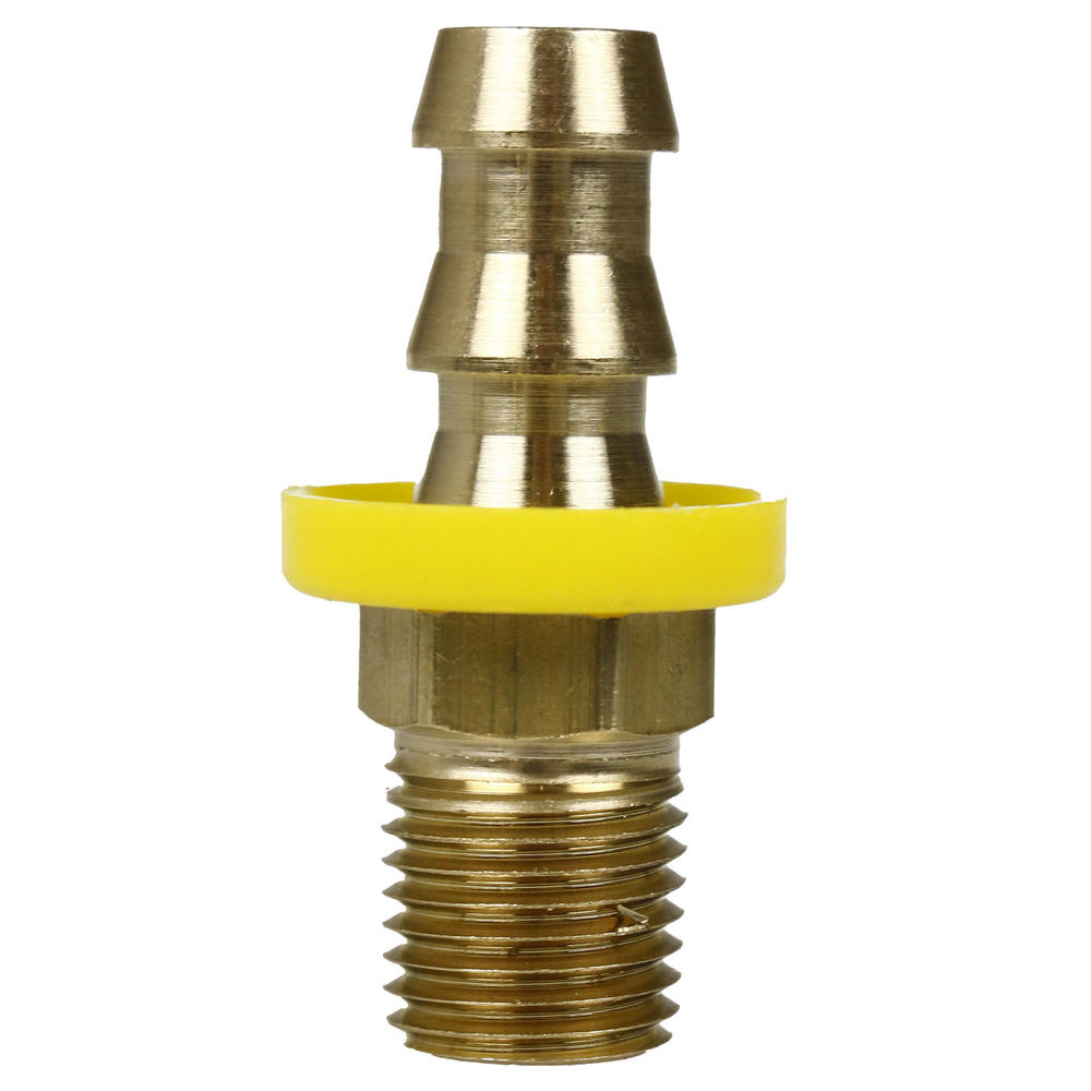 Milton Industries Brass Hose Barb 1/4" Male NPT for 3/8" ID Hoses Barbed Fitting Milton USA Made