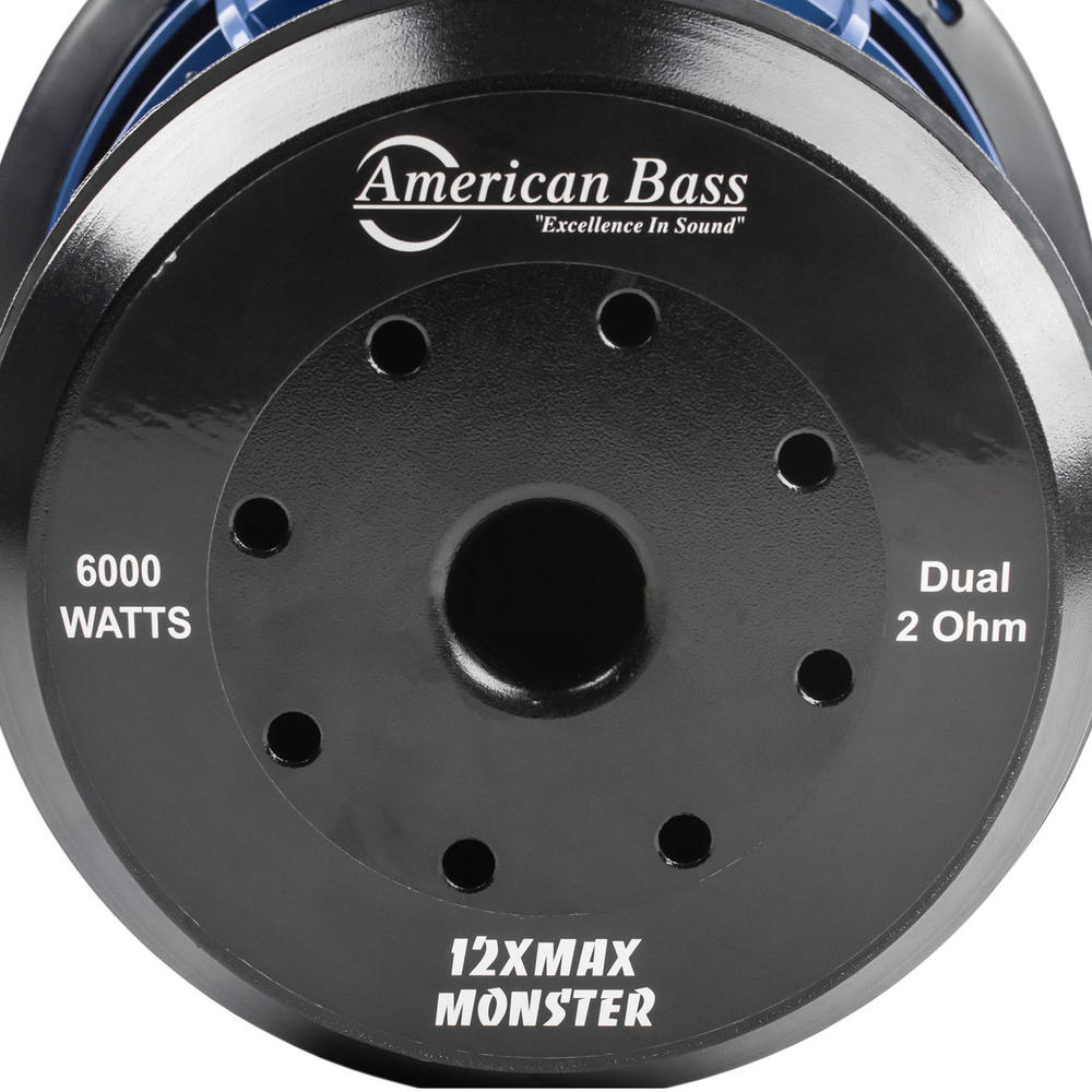 American Bass XMAXXX 12" Subwoofer 6000 Watts Dual 2 Ohm 12XMax D2 Sub DVC
