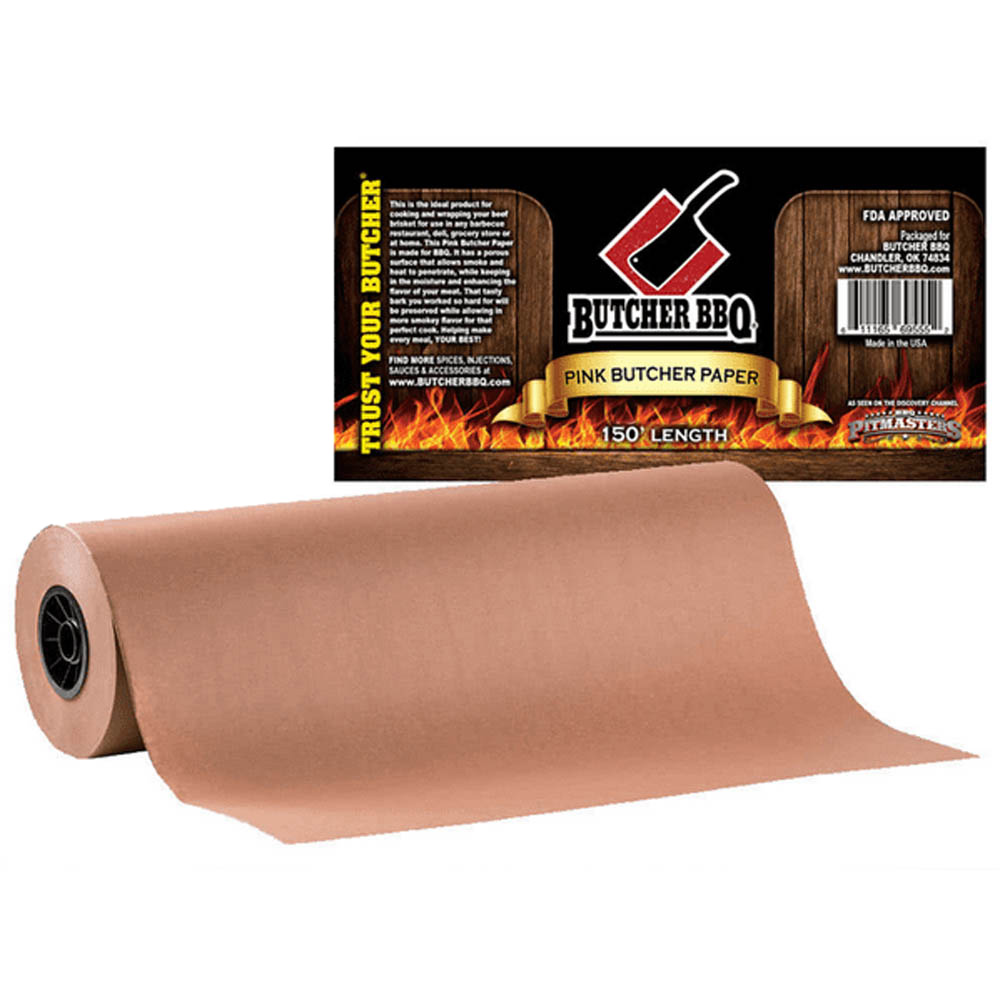 Butcher BBQ Pink Butcher Paper 24" Inches x 150' Foot All Purpose BUTCHER276