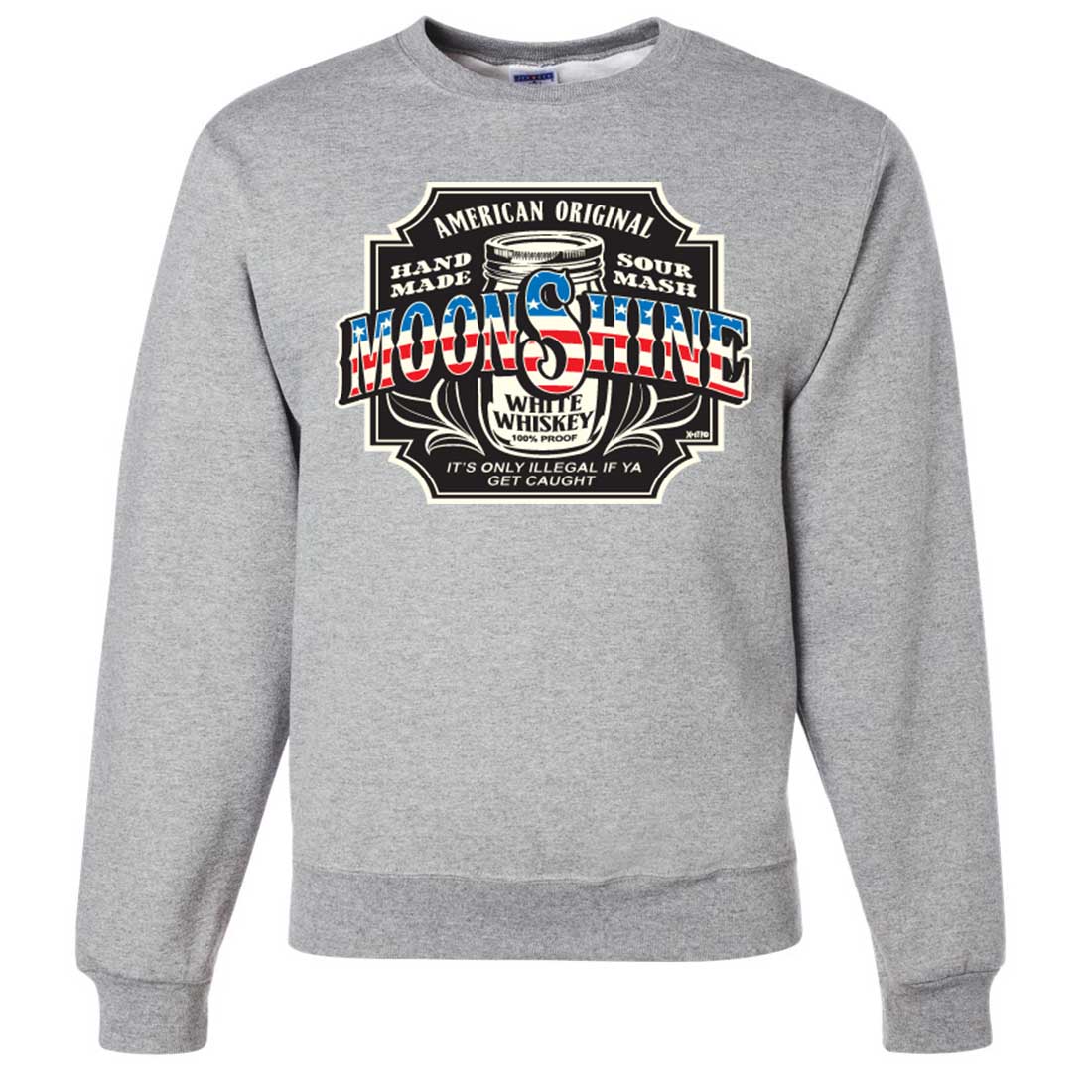 California Republic Clothes American Original Moonshine Crewneck Sweatshirt
