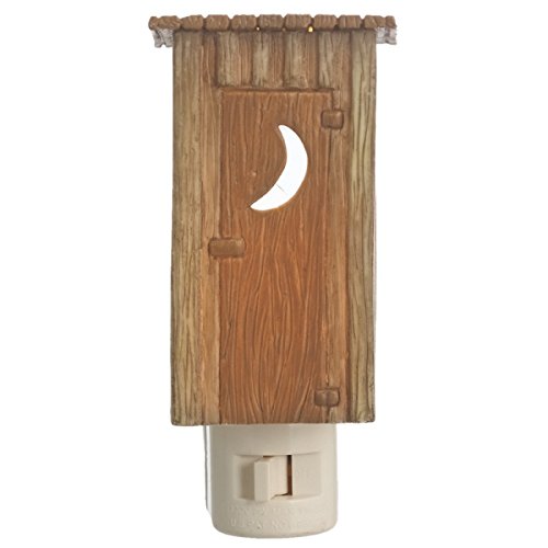 Midwest-CBK Country Lodge and Cabin Outhouse Night Light