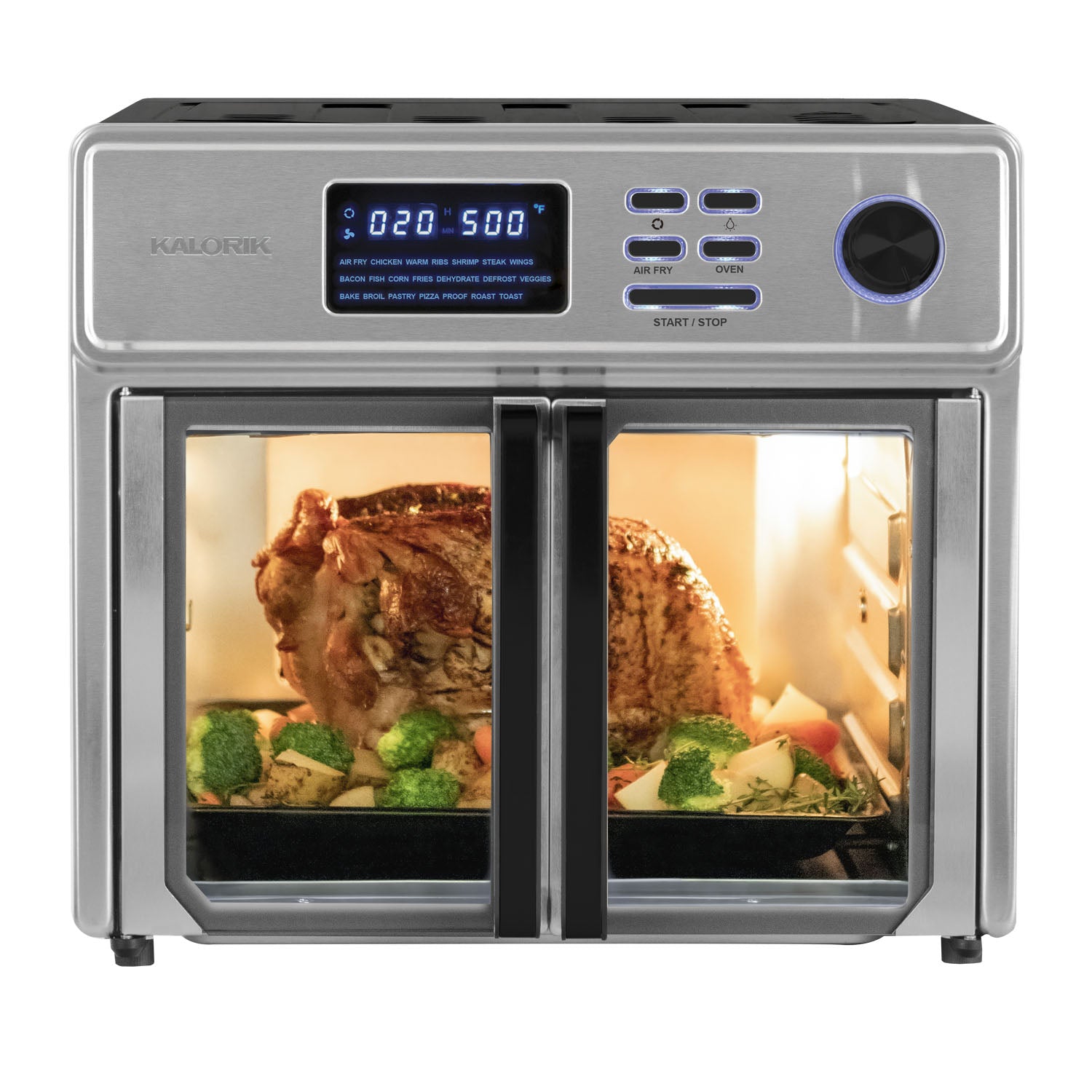 Kalorik® 26 Quart Digital MAXX® Complete Air Fryer Oven, Stainless Steel Refurbished