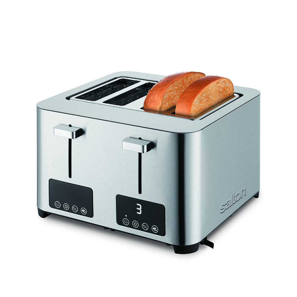 Salton Digital 4 Slice Toaster - Stainless Steel