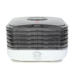 Ronco Turbo EZ-Store 5-Tray Dehydrator with Convection Air Flow, Food Preserver Adjustable Temperature Control, Quiet Operation