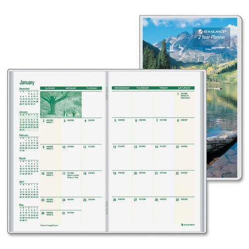 at a glance tl243010 at a glance scenic 2 year monthly pocket planner