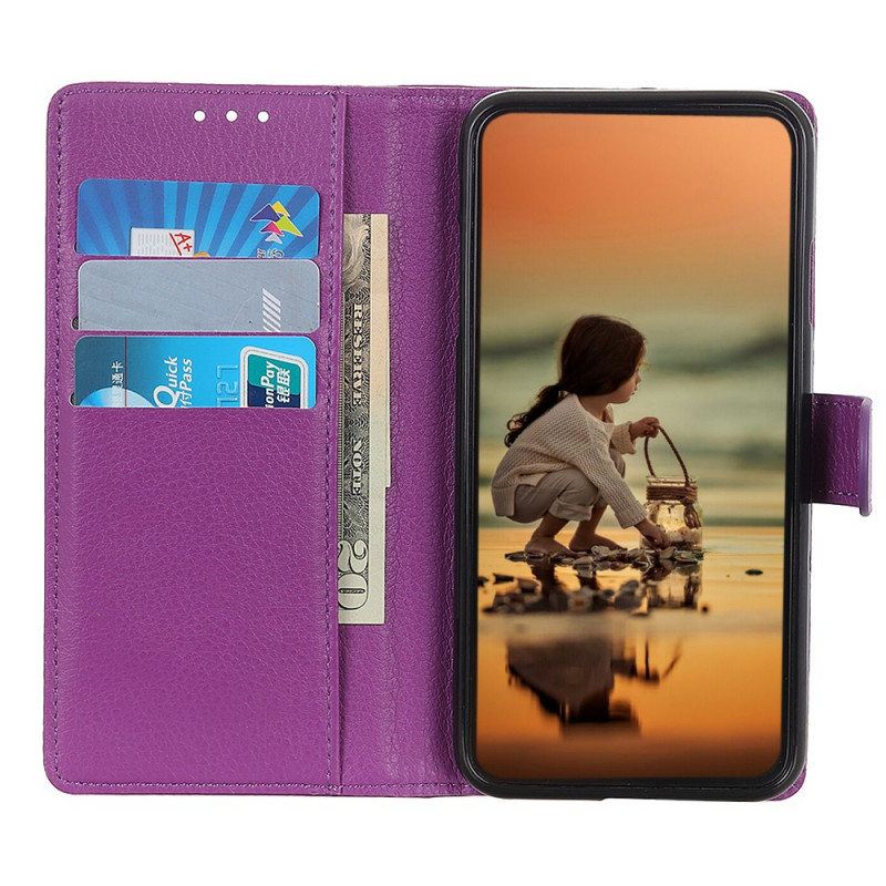 HD Accessory Book-Style Leather Folio Wallet Case for Samsung Galaxy S23 Ultra - Purple