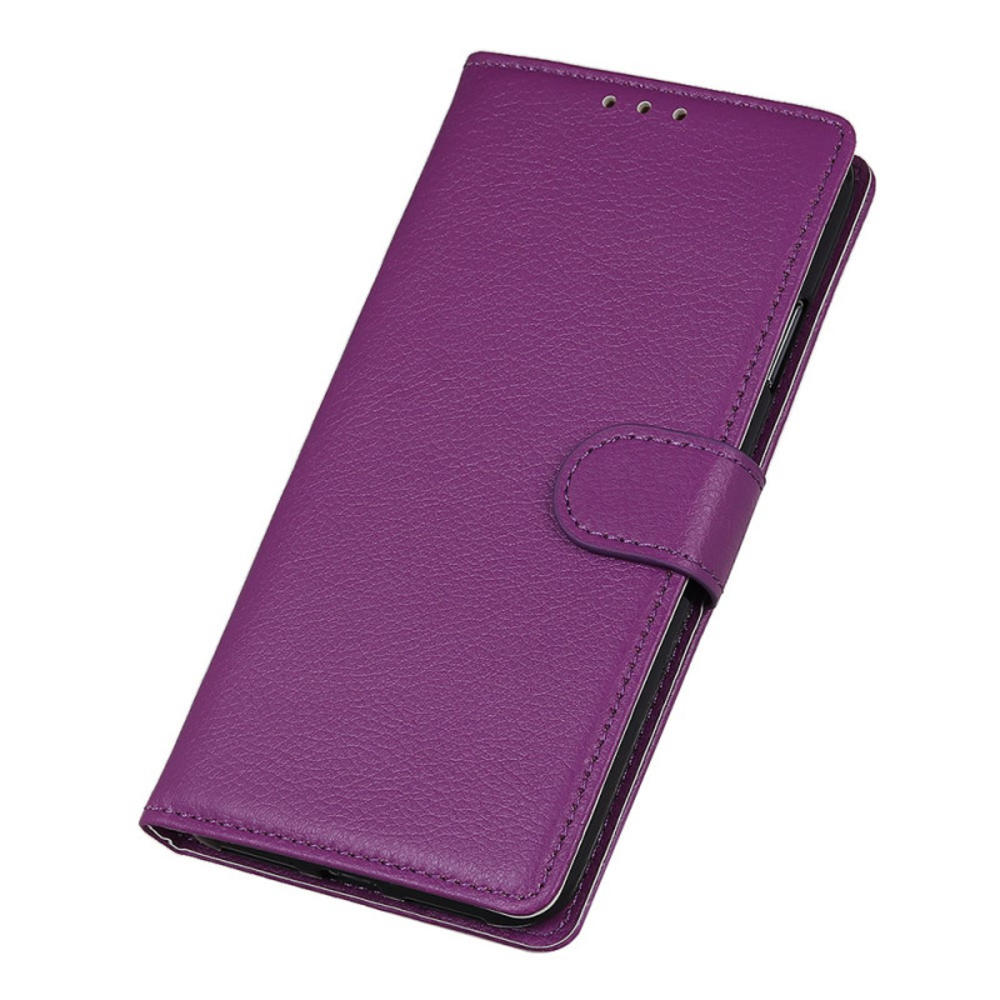 HD Accessory Book-Style Leather Folio Wallet Case for Samsung Galaxy S23 Ultra - Purple