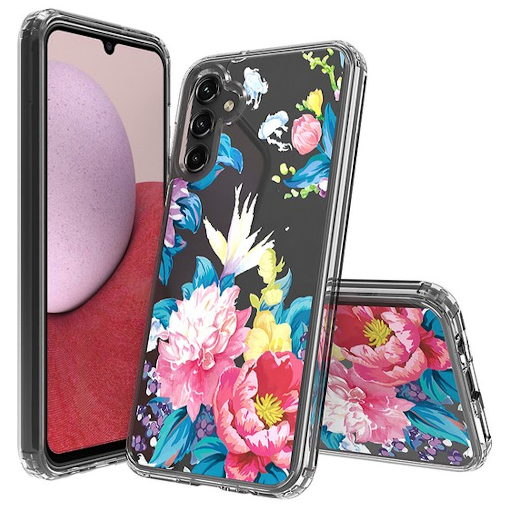 HD Accessory Fusion Shield Tough Snap-on Case for Samsung Galaxy A54 5G - Floral Garden