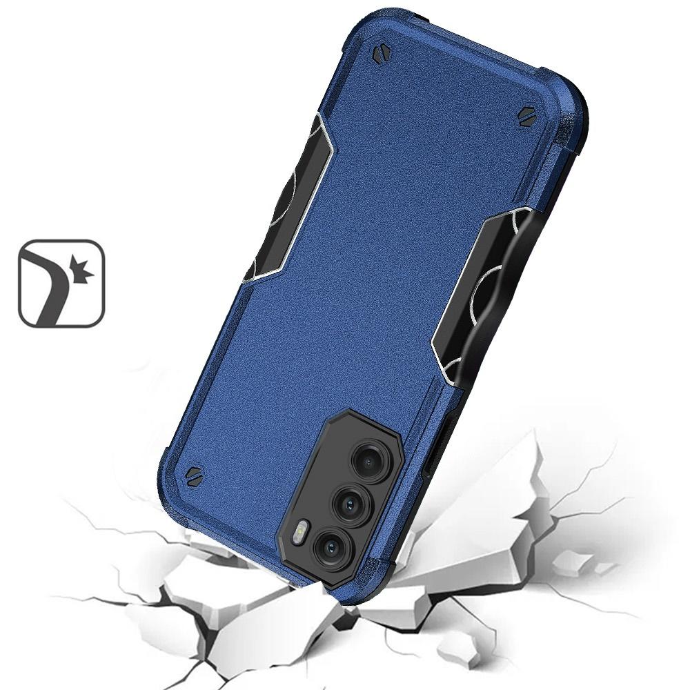 HD Accessory Military Grade Shockproof Hybrid Case for Motorola Moto G Stylus 5G 2022 - Blue