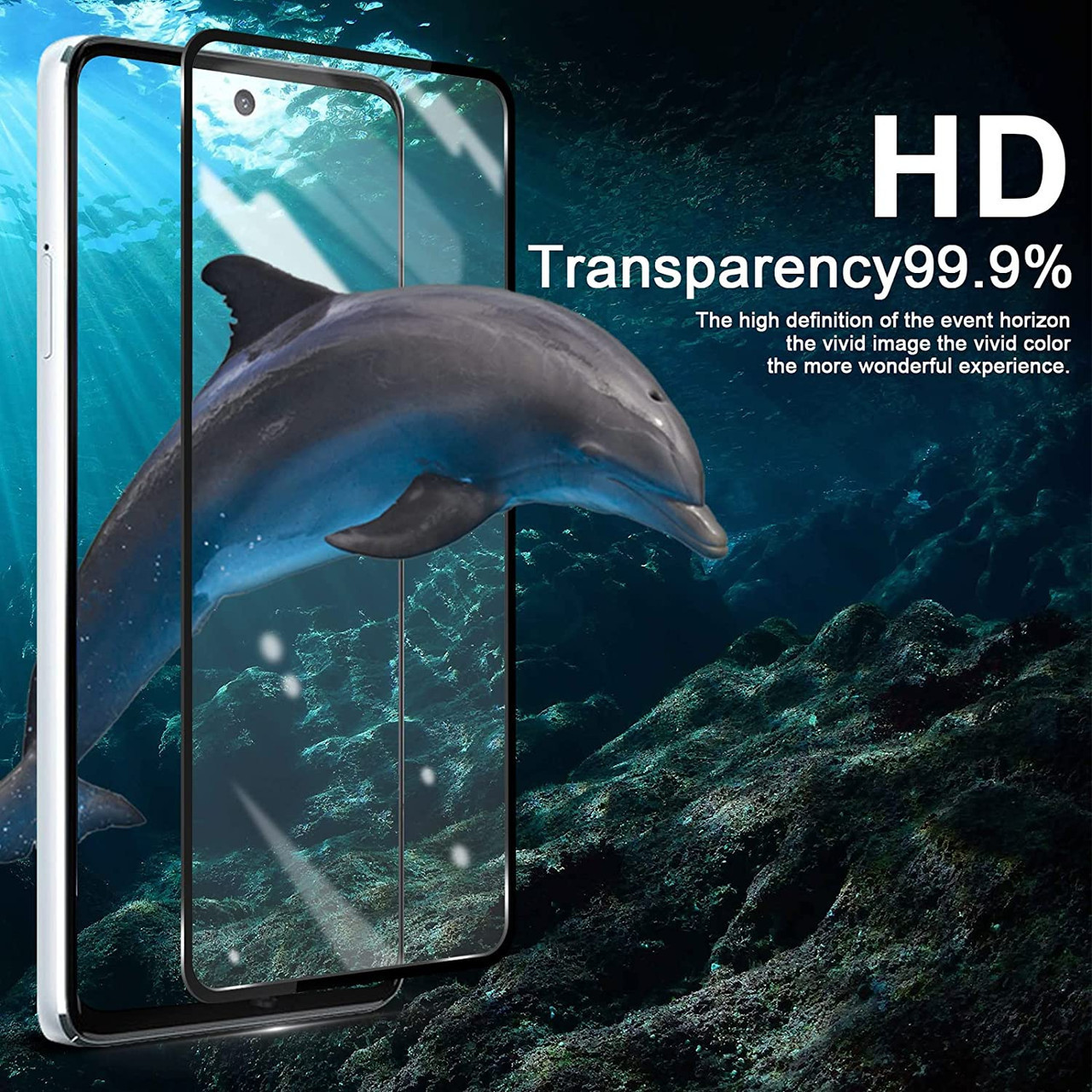 HD Accessory Full Edged HD Tempered Glass Screen Protector for Motorola Moto G 5G 2023