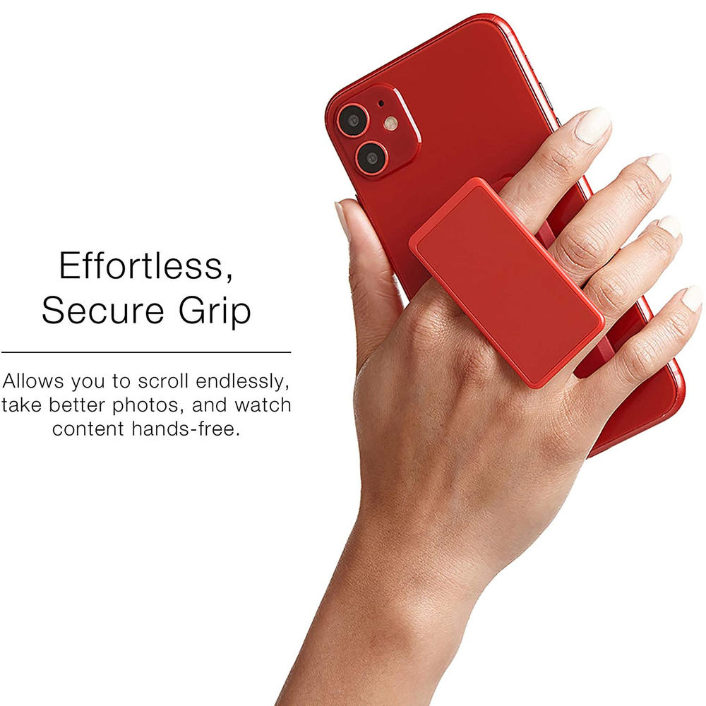 HandL stick Grip and Stand for Smartphone - Red