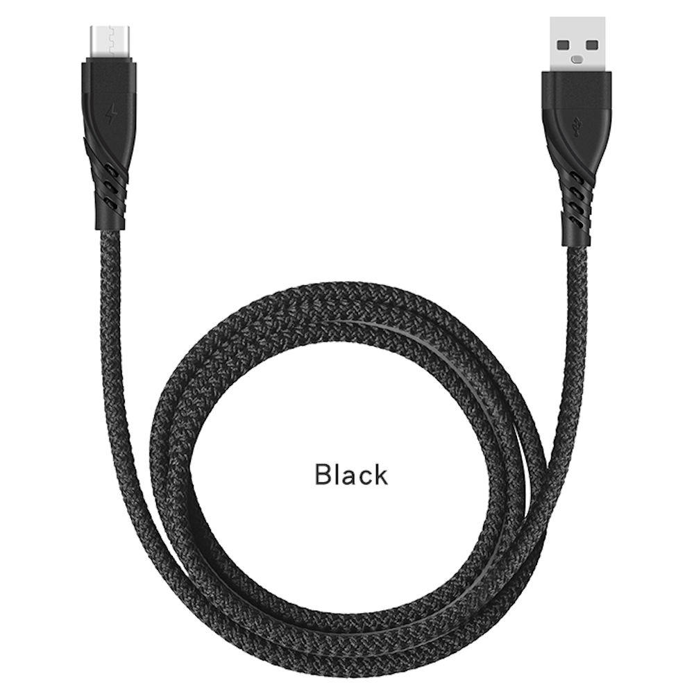 HD Accessory 60W High-Speed USB-C to USB-A Charge & Sync Cable 3ft - Black