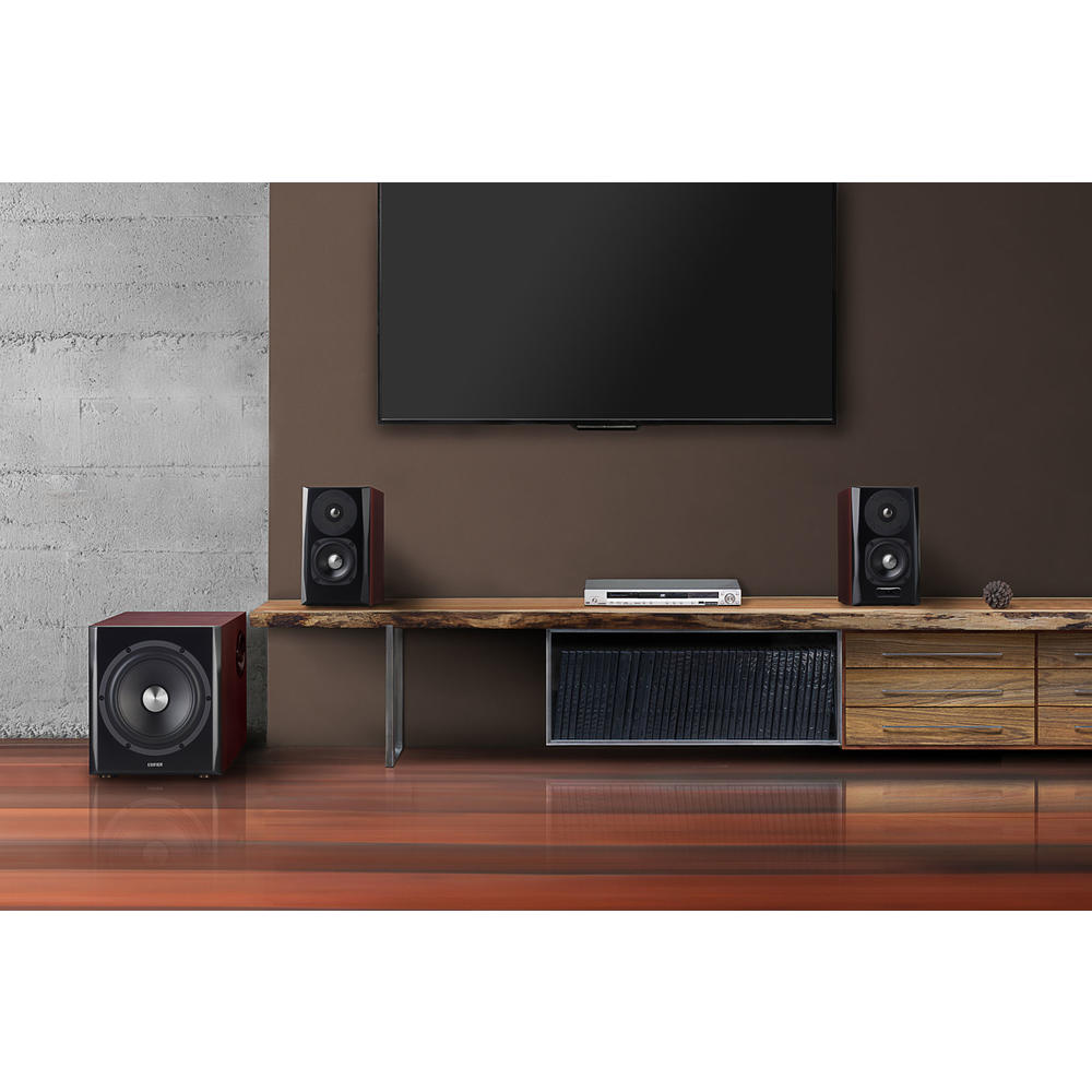 Edifier S350DB Bookshelf Speaker and Subwoofer 2.1 Speaker System Bluetooth v4.1 aptX Wireless Sound For Computer and Home Audio