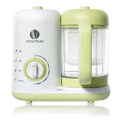 Ventray BabyGrow 300 Baby Food Maker, All-in-one Baby Food Processor, Blender, Steamer, Cooker, Chop, Grind, Puree, Quick,