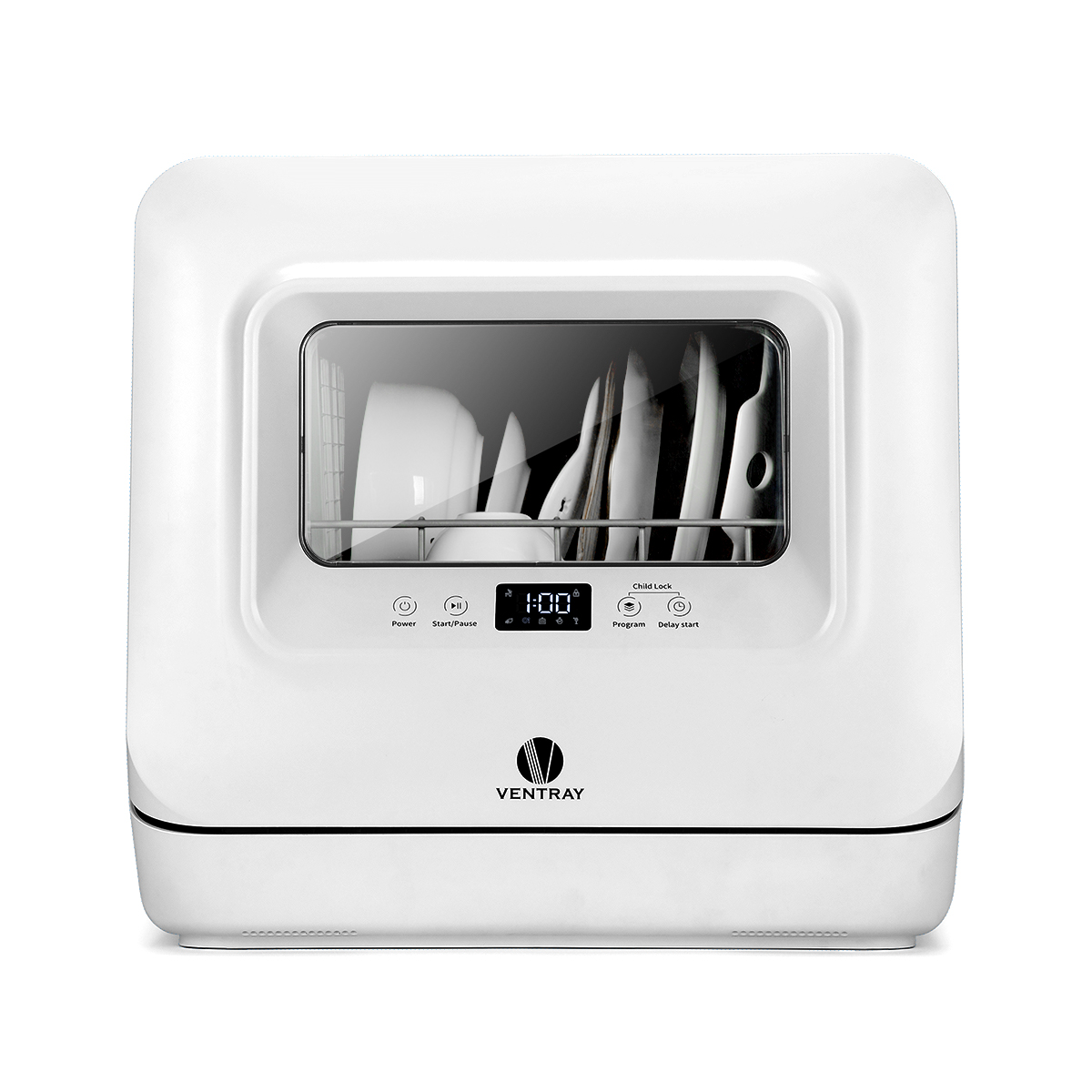 VENTRAY DW50  Portable Countertop Dishwashers with 5 Washing Programs