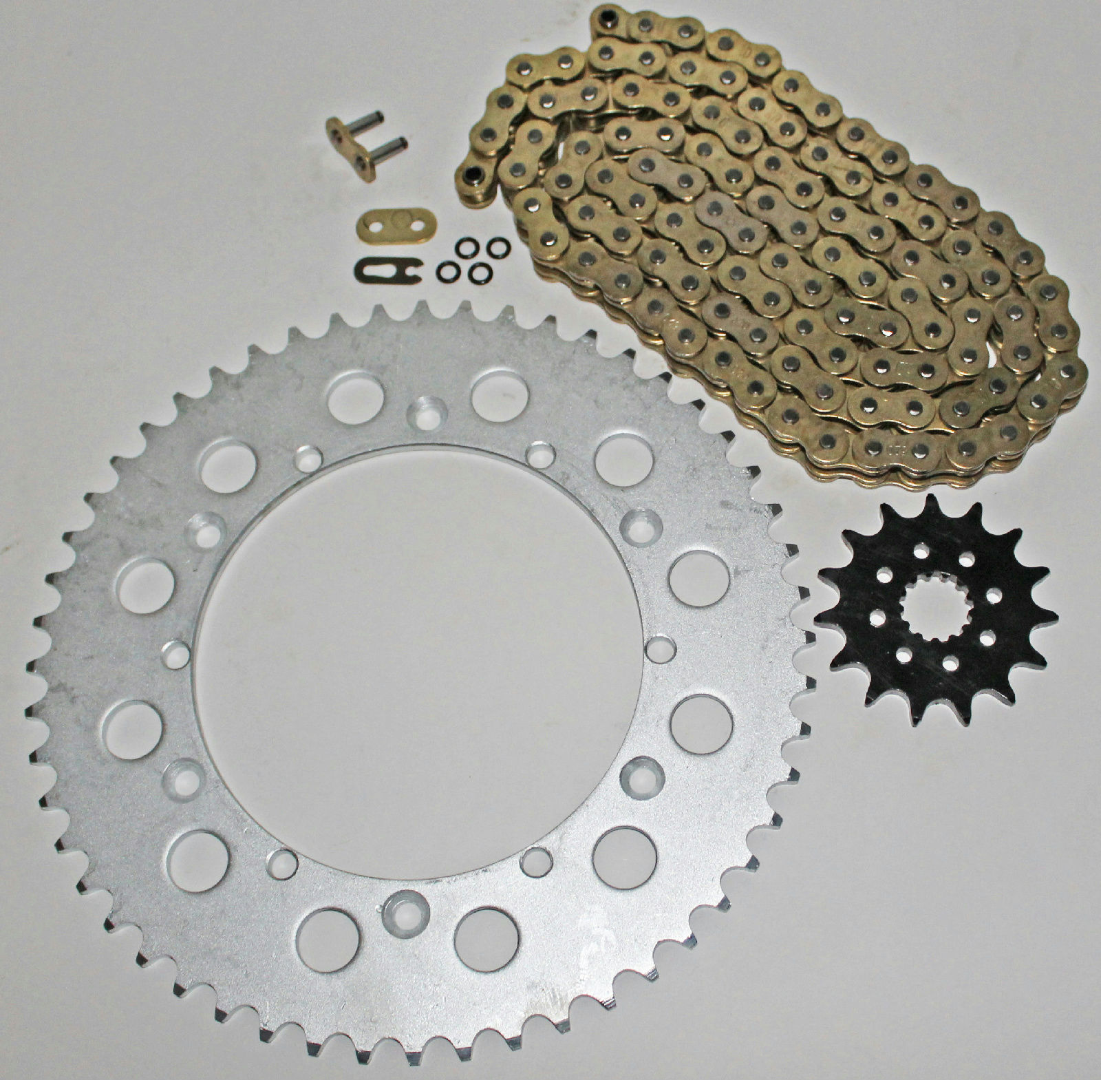 CycleATV 1987-1990, 1994-1998 Yamaha YZ250 Gold O Ring Chain And Sprocket 14/49 114L