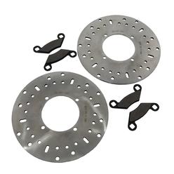 CycleATV 2016-2021 Polaris Sportsman 450 HO/EPS Front Brake Pads and Front Rotors