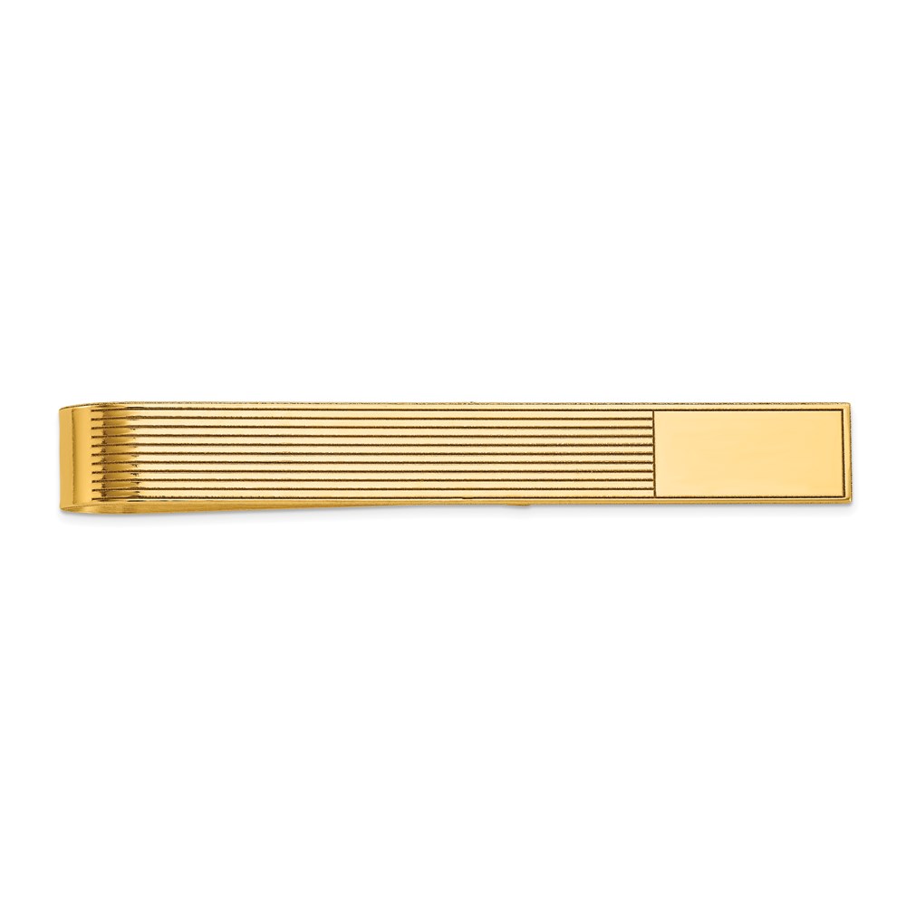 Diamond2Deal 14k Yellow Gold Tie Bar (Weight: 2.76grams)