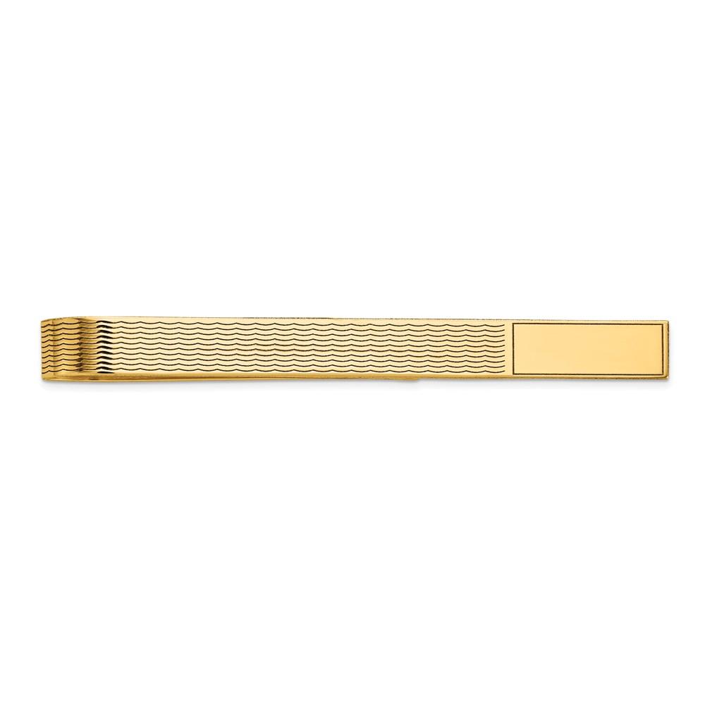 Diamond2Deal 14k Yellow Gold Tie Bar (Weight: 2.05grams)