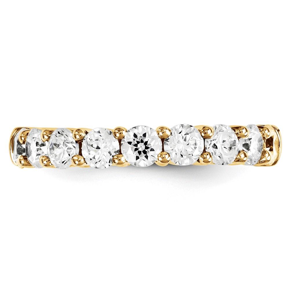 Diamond2Deal 14k Yellow Gold Round Cut Natural Diamond Wedding Engament Ring