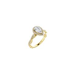 Diamond Wedding Band in 10K Yellow Gold Size-12 G-H,I2-I3 1//6 cttw,