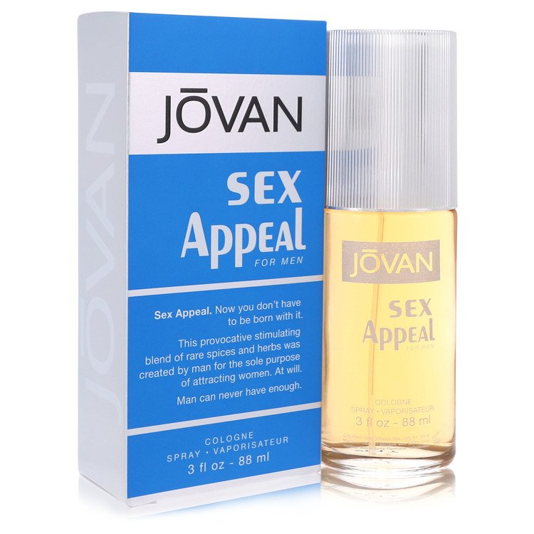 Jovan Sex Appeal By Jovan Cologne Spray 3 Oz For Men