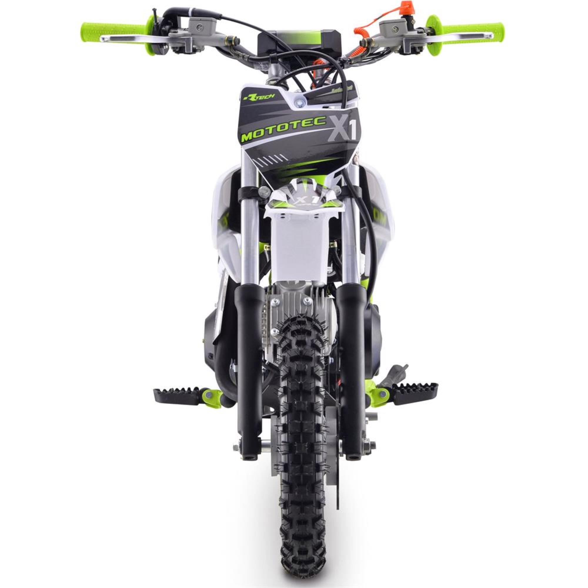 MotoTec X1 70cc 4-Stroke Gas Dirt Bike Green