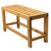 ALFI brand AB4401 26" Solid Wooden Slated Single Person Sitting Bench
