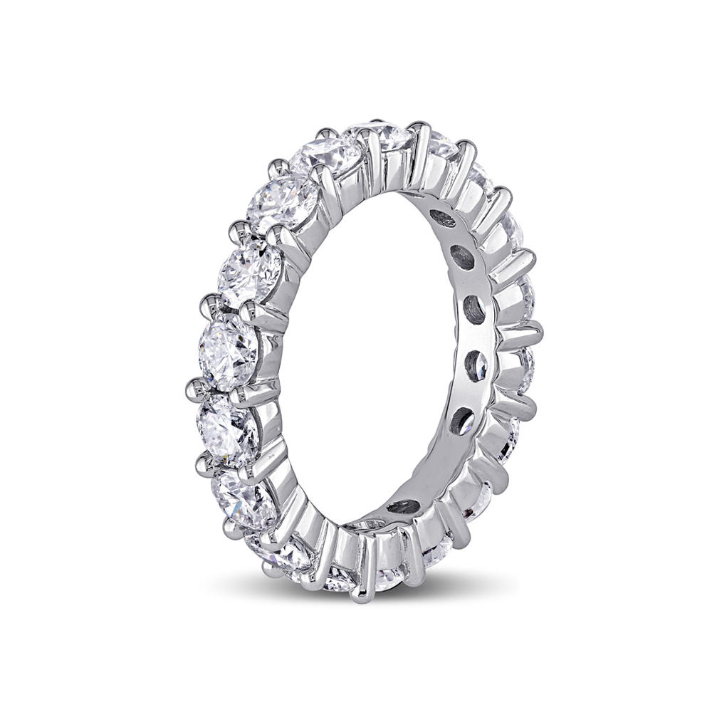 Gem And Harmony 3.00 Carat (ctw Color H-I, I1-I2) Full Eternity Band Ring in 14K White Gold (SIZE 7)