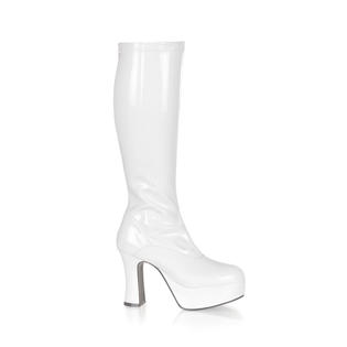 gogo funtasma chunky heel patent knee platform boots costume
