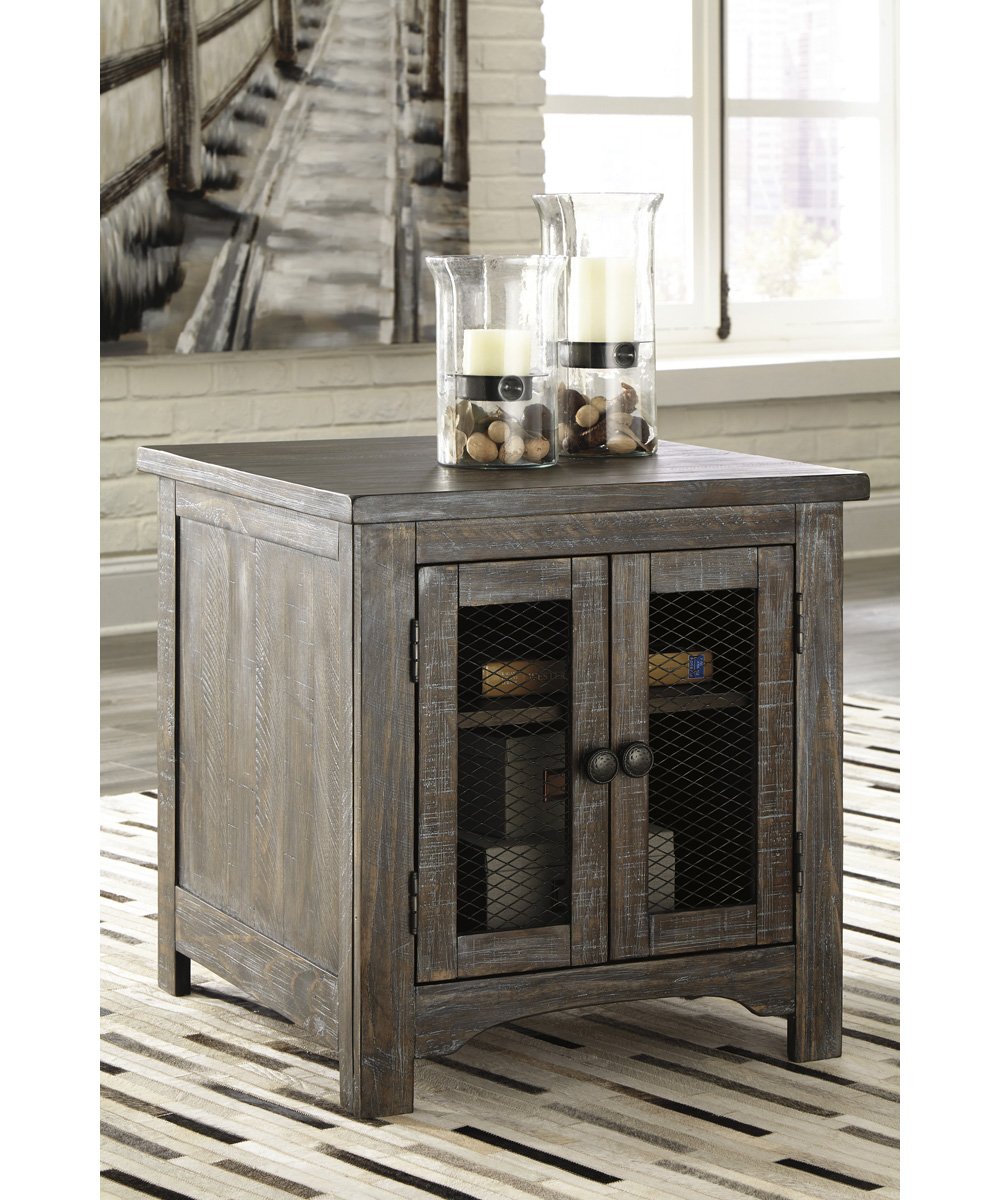 Signature Design by Ashley Danell Ridge Rectangular End Table Brown