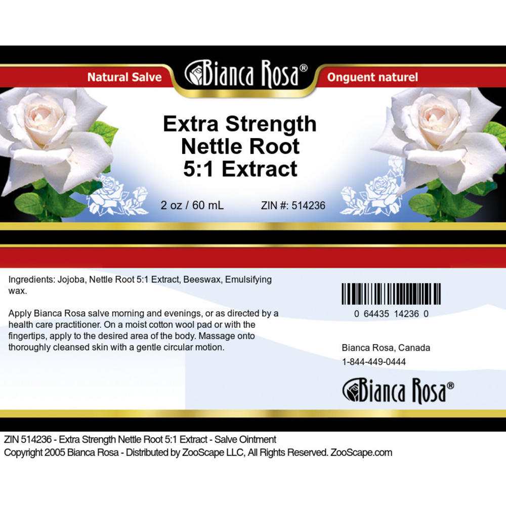 Bianca Rosa Extra Strength Nettle Root 5:1 Extract - Salve Ointment (2 oz, ZIN: 514236)