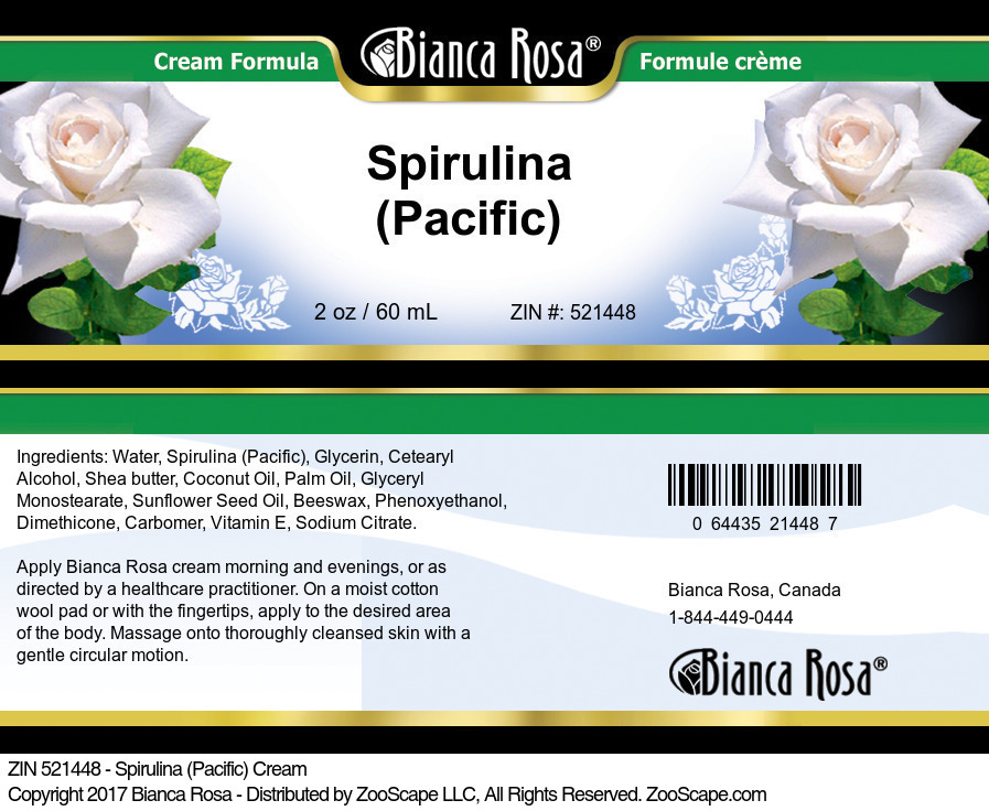 Bianca Rosa Spirulina (Pacific) Cream (2 oz, ZIN: 521448)