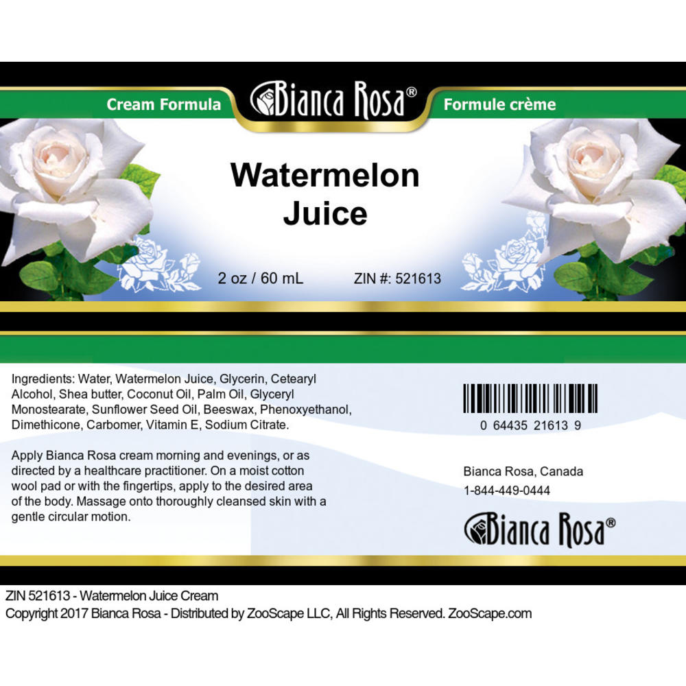 Bianca Rosa Watermelon Juice Cream (2 oz, ZIN: 521613)