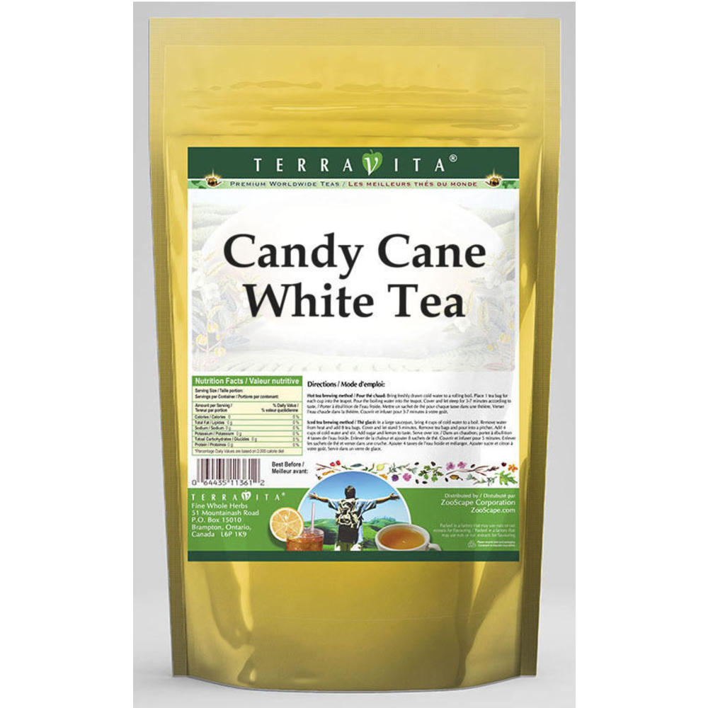 TerraVita Candy Cane White Tea (25 tea bags, ZIN: 539104)