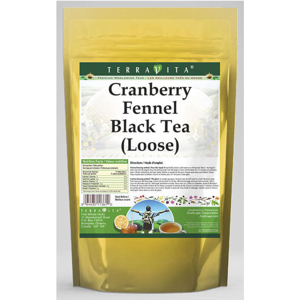 TerraVita Cranberry Fennel Black Tea (Loose) (8 oz, ZIN: 542880)