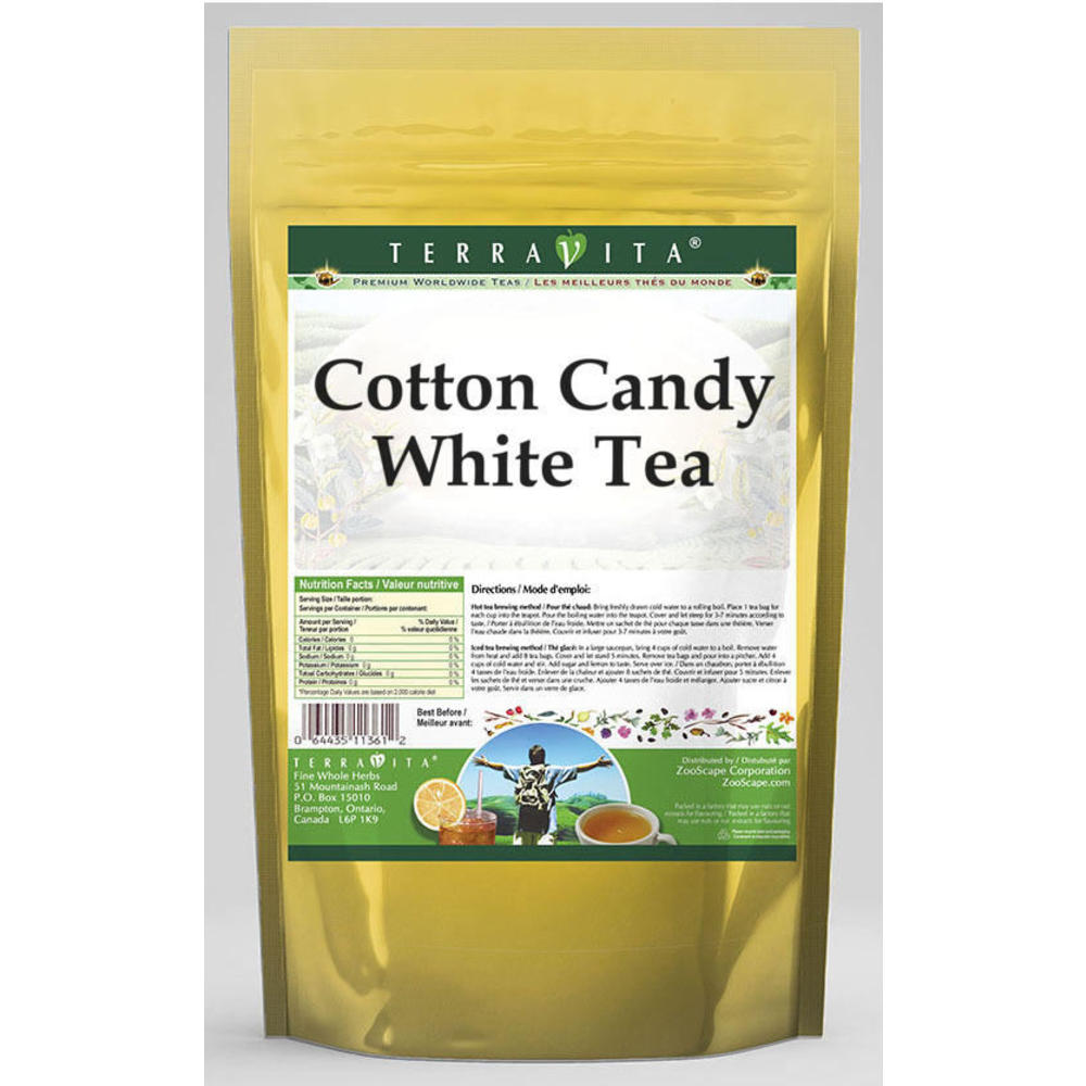 TerraVita Cotton Candy White Tea (25 tea bags, ZIN: 543065)