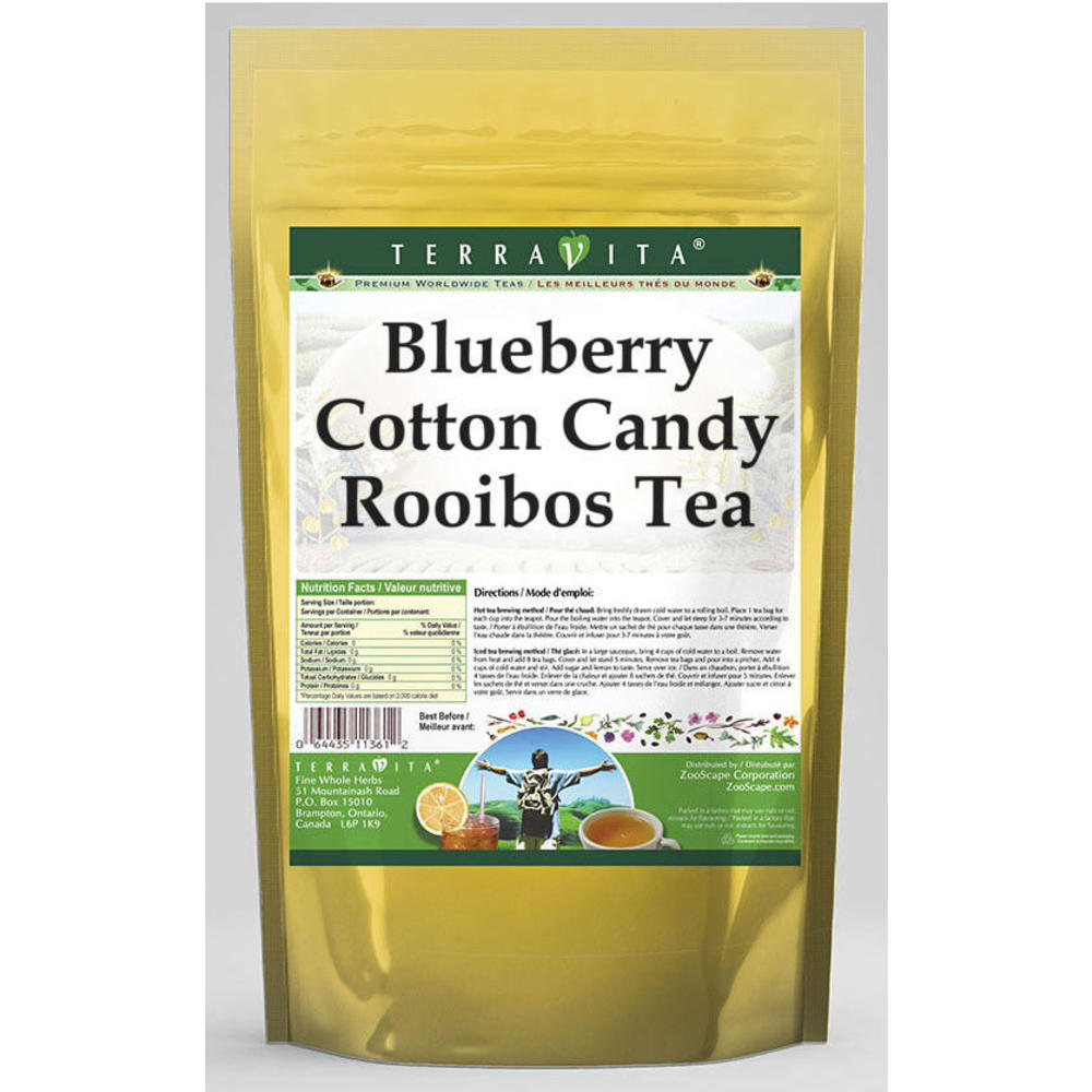 TerraVita Blueberry Cotton Candy Rooibos Tea (50 tea bags, ZIN: 543090)