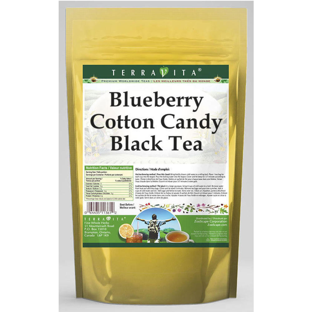 TerraVita Blueberry Cotton Candy Black Tea (50 tea bags, ZIN: 543094)