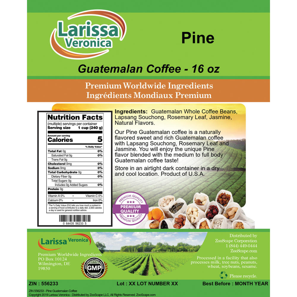 Larissa Veronica Pine Guatemalan Coffee (16 oz, ZIN: 556233)