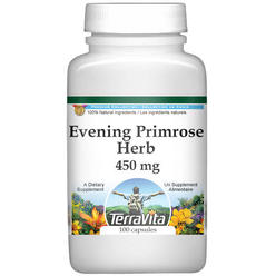 TerraVita Evening Primrose Herb - 450 mg (100 capsules, ZIN: 511398)