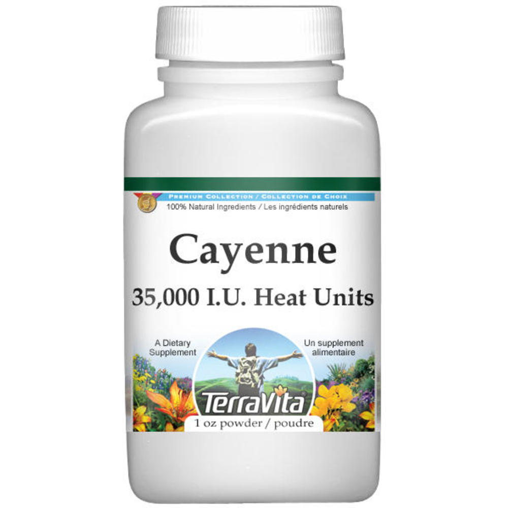 TerraVita Cayenne (40,000 I.U. Heat Units) Powder (1 oz, ZIN: 511703)