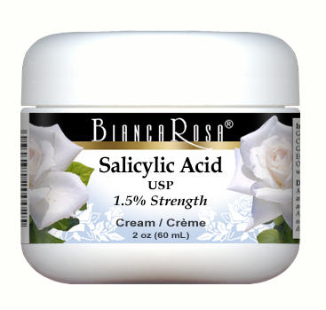 Bianca Rosa Salicylic Acid USP (Beta Hydroxy Acid - BHA) (1.5%) - Cream - Sensitive Skin (2 oz, ZIN: 428108)