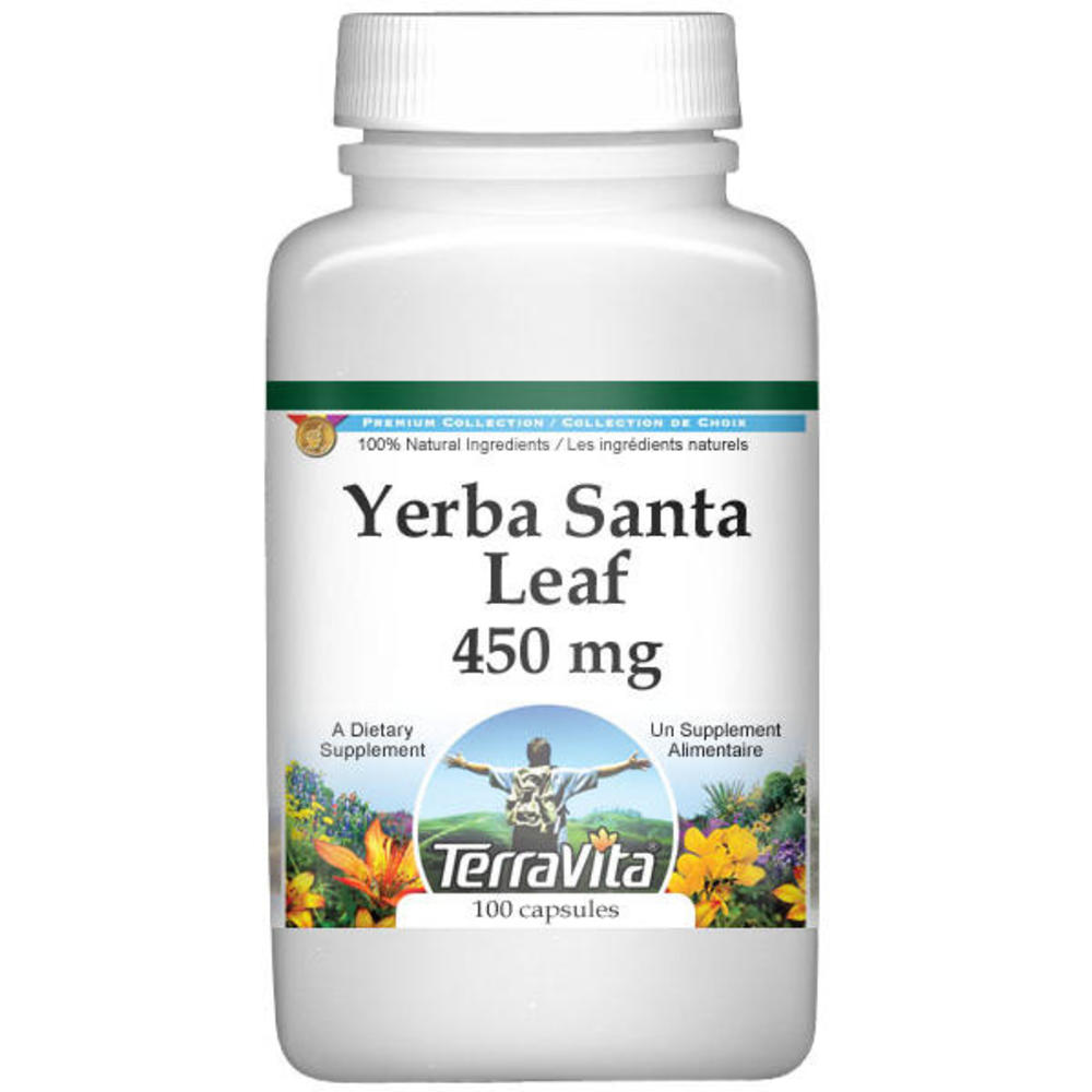 TerraVita Yerba Santa Leaf - 450 mg (100 capsules, ZIN: 514879)
