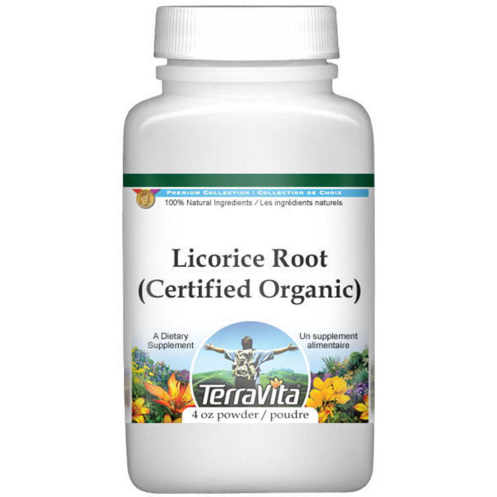 TerraVita Licorice Root (Certified Organic) Powder (4 oz, ZIN: 517738)
