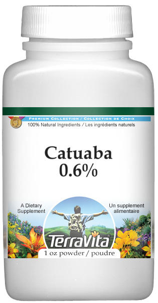 TerraVita Catuaba 0.6% Powder (1 oz, ZIN: 519627)