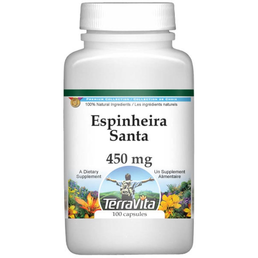 TerraVita Espinheira Santa - 450 mg (100 capsules, ZIN: 520047)