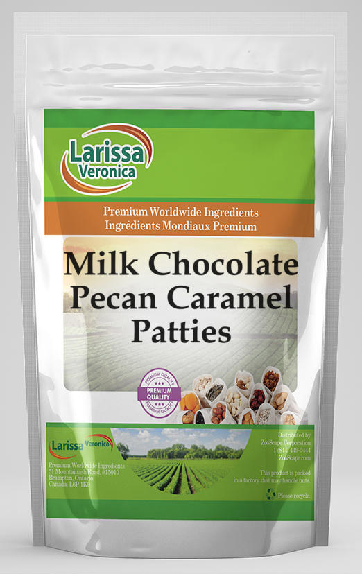 Larissa Veronica Milk Chocolate Pecan Caramel Patties (8 oz, ZIN: 524901)