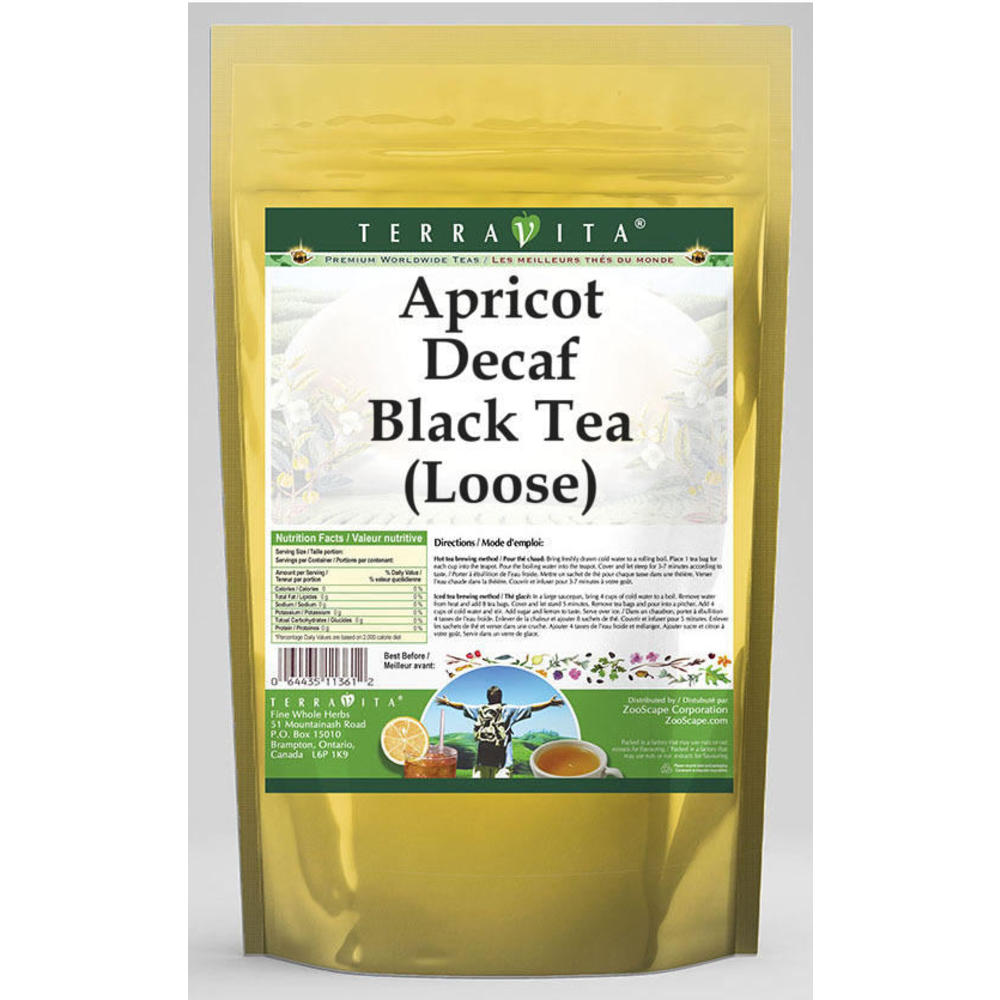TerraVita Apricot Decaf Black Tea (Loose) (8 oz, ZIN: 529797)